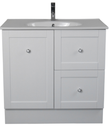 Hoxton 900mm vanity infinity solid surface bench top