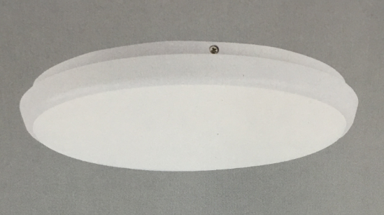 Oyster rnd 200mm LED opal-wh 12W 3000K