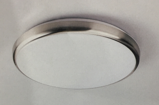 Oyster rnd 250mm opal-sch LED 15W 5000K