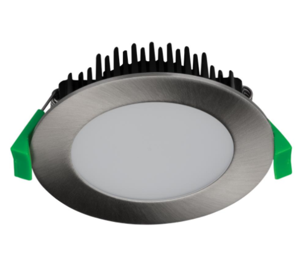 Downlight rnd 13W 110mm LED chrome 3000k 70cut