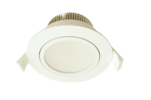 Downlight rnd 90mm Gimbal 15W wht 3000K