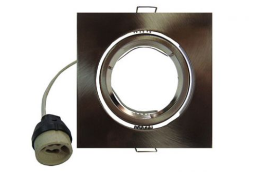 Downlight square 90cut silver LED 3000/5000K