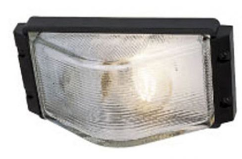 W.light exterior 260mm BLK