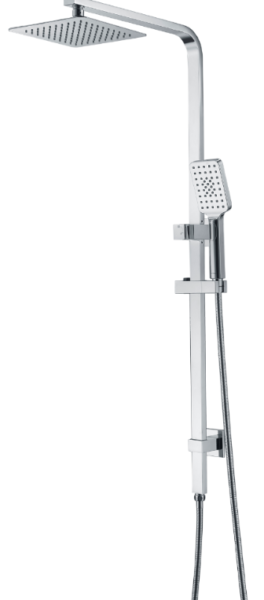 Square shower combo- 2 hose