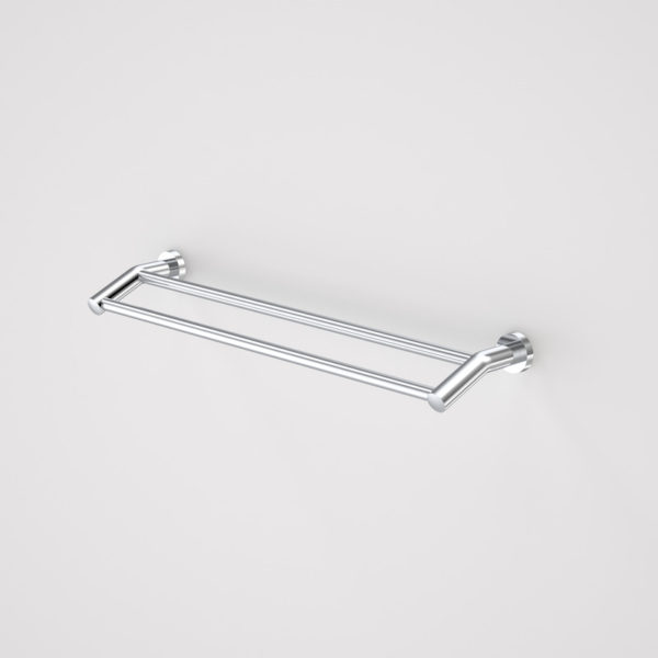 Caroma Cosmo double towel rail chrome
