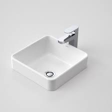 Caroma Cube 320mm Inset basin 0TH white