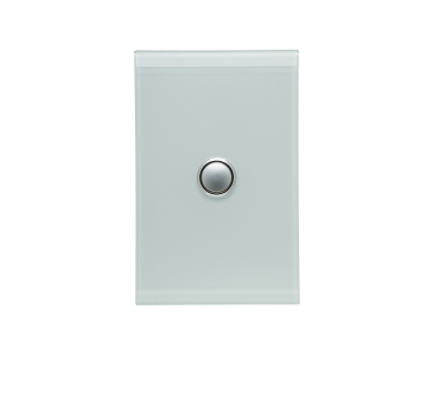 Clipsal Saturn switch 1gang PB LED Ocean Mist