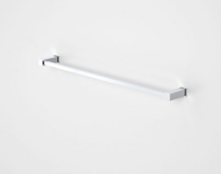 Caroma Quatro single towel rail chrome