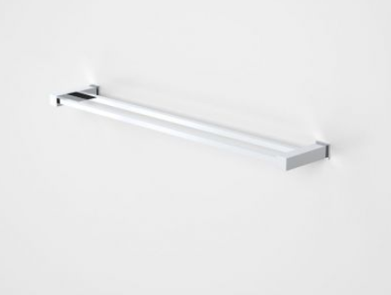 Caroma Quatro double towel rail chrome