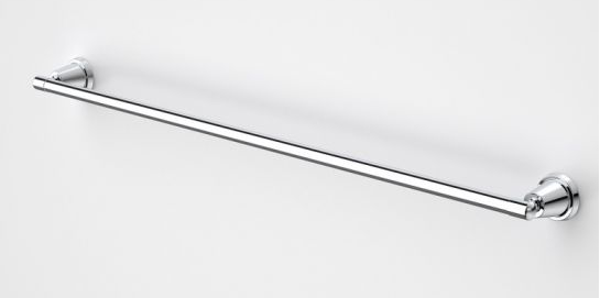 Caroma Midas single towel rail chrome