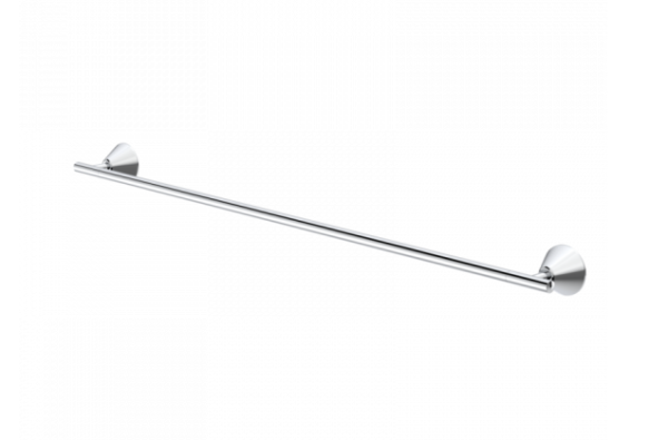 Caroma Retro single towel rail chrome