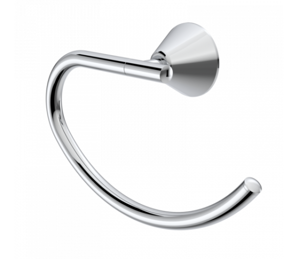 Caroma Retro towel ring chrome