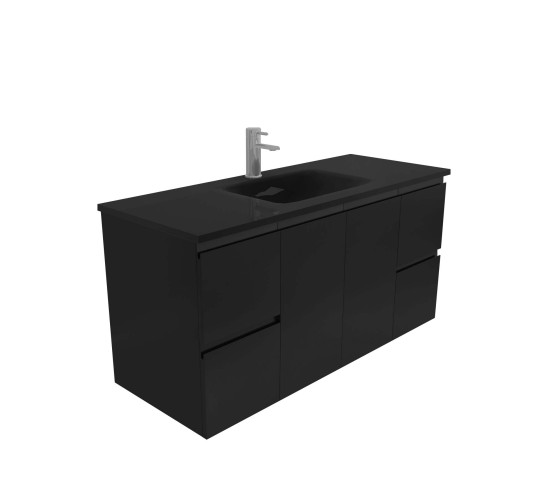 Wall hung finger pull cabinet only 1200mm B