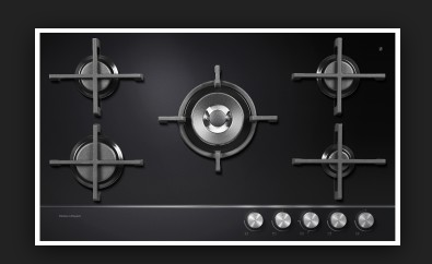 Fisher & Paykel 900mm gas cooktop glass
