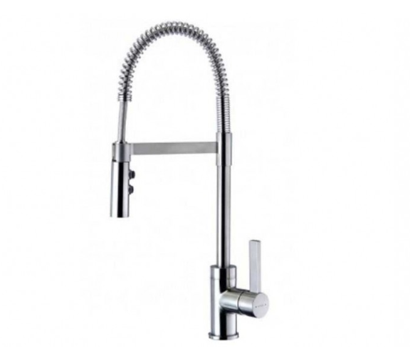 Methven Gaston Gooseneck Pull Down Kitchen Mixer – Satin
