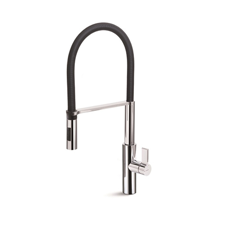 Parisi Libera kitchen mixer W/BLK spring