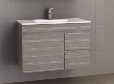 Bargo 900mm Alpha Vanity on kick r/hand 1th