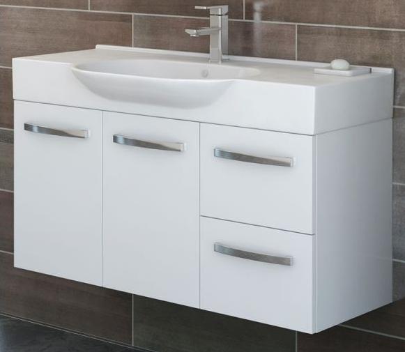 Libson 1050mm Emerald vanity wall hung 1th