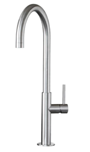 Linsol Sottile G/neck sink mixer brsh chrome