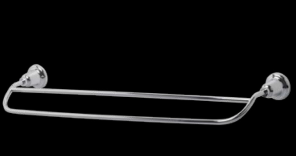 Federation double towel rail 600mm chrome