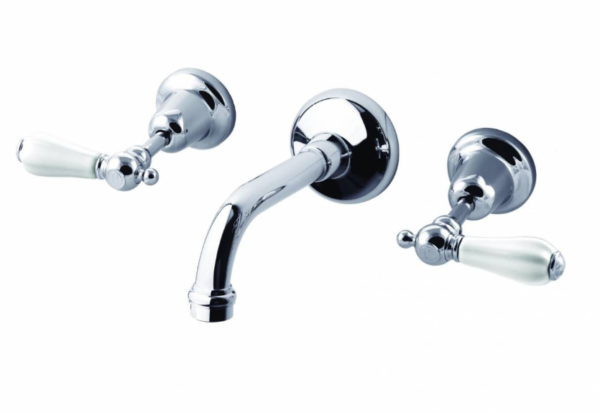 Federation bath set 150mm outlet porc chrome