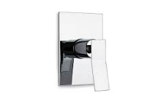 Paco Wave wall mixer chrome