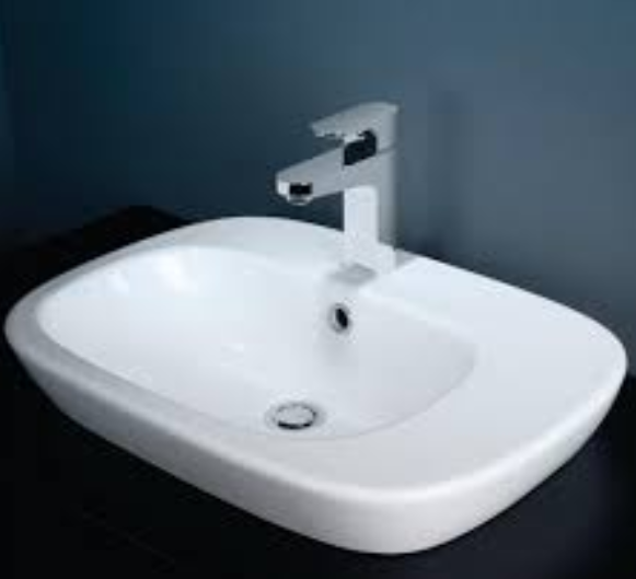 Quantum 550mm Inset basin 1TH white