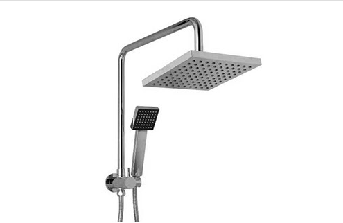 Linkware square twin shower outlet chrome