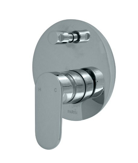 Parisi Elli wall mixer with divertor chrome