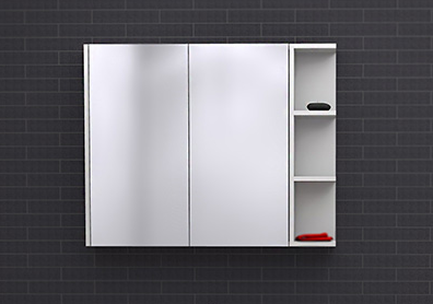 New York 750mm shaving cabinet