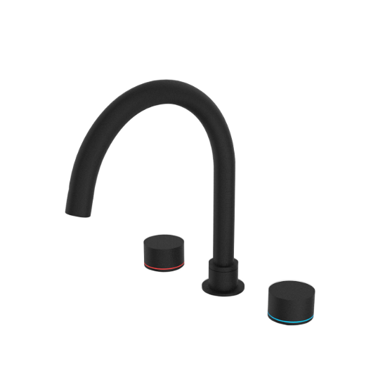 Kara bath set matte black