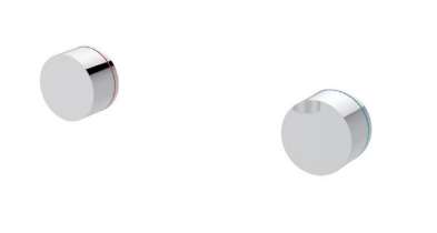 Kara wall top assemblies chrome