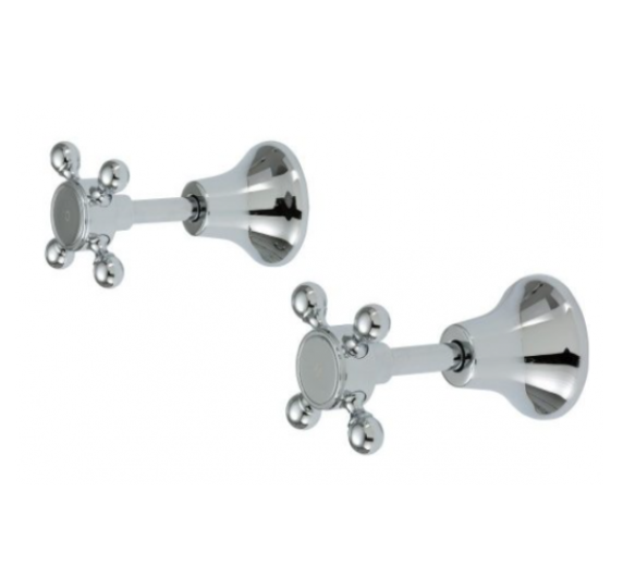Lillian wall top assemblies chrome