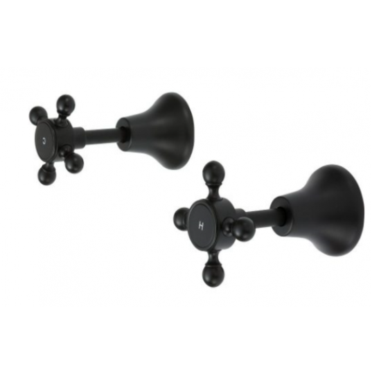 Lillian wall top assemblies matte black