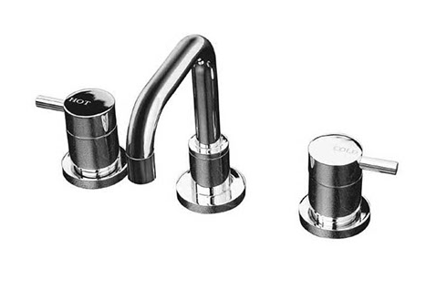 Elle lever basin set chrome
