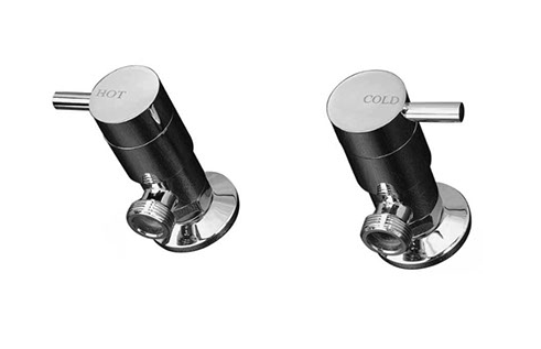 Elle lever washing machine stops chrome