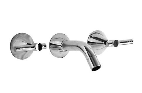 Kirra plus lever bath set chrome