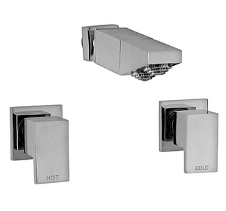 Bo Lauren shower set chrome