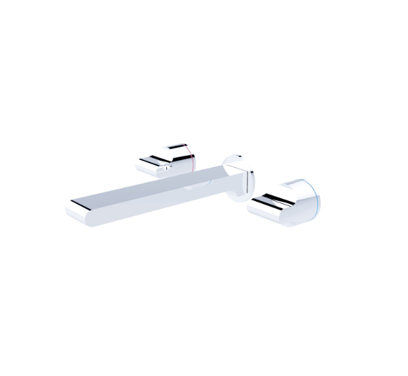 Pearl wall basin set chrome