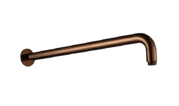Chris wall shower arm 450mm rose gold