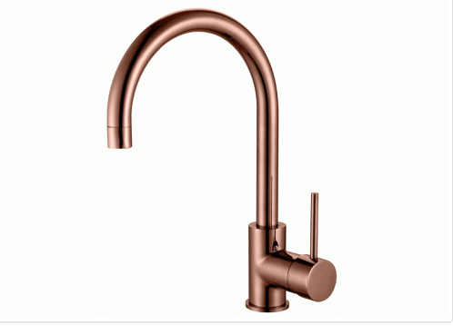 Ideal pin g/neck sink mixer rose gold
