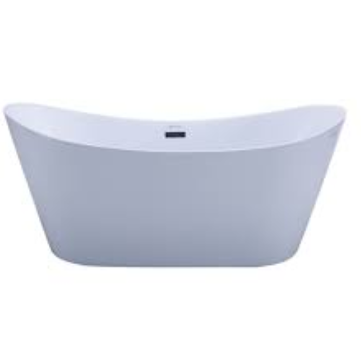 Viva 1700mm oval h/back f/standing bath
