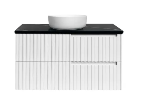 Inspire Noosa Matte wall hung vanity 900x460x550mm white